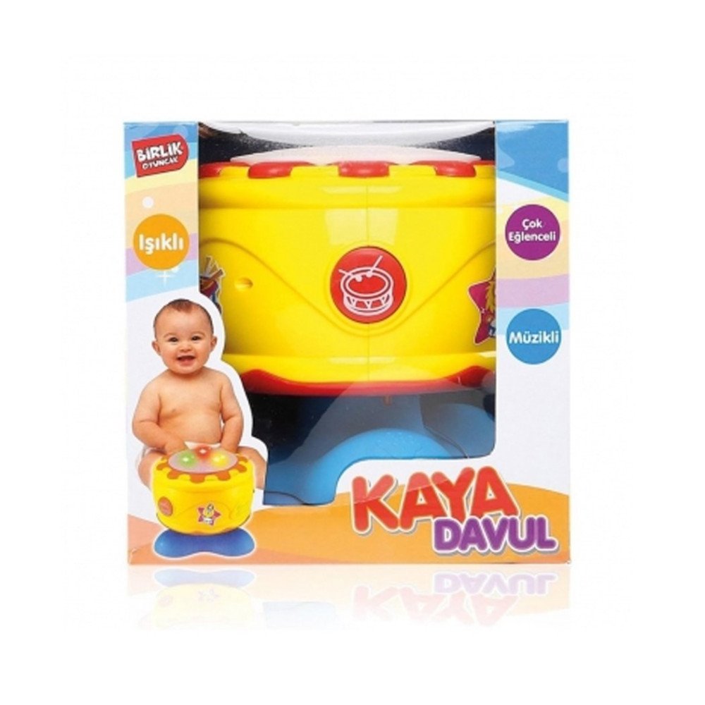 Pilli URT009-01 Işıklı Sesli Kaya Davul