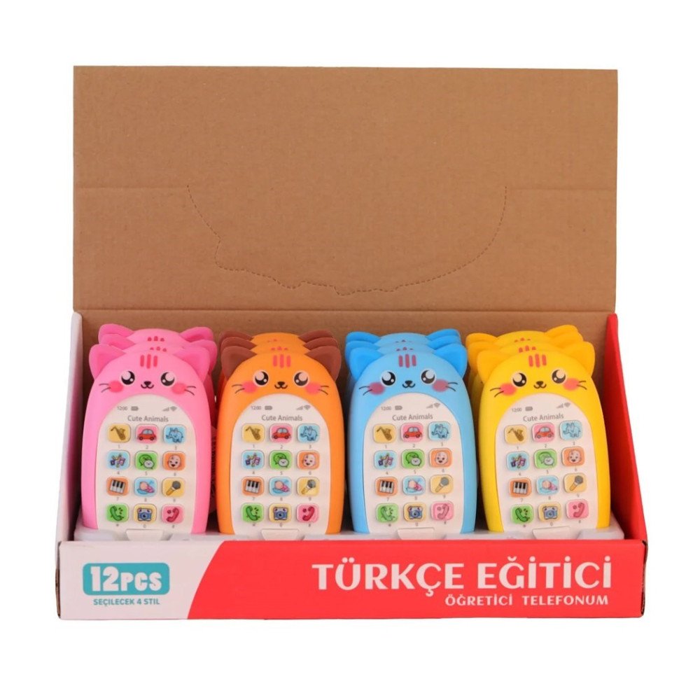 Türkçe 3124 Eğitici Kedi Model Sesli Telefon