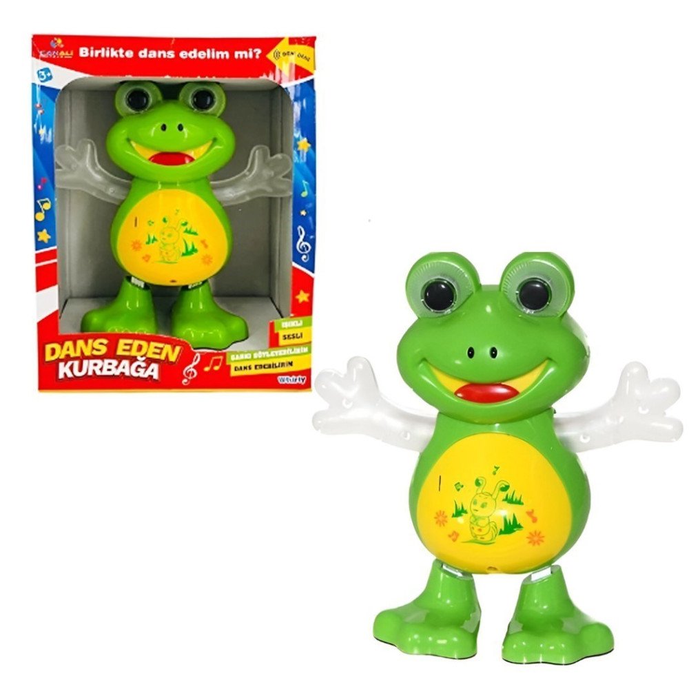 Can Ali CNL6667 Pilli Müzikli Dansçı Kurbağa 