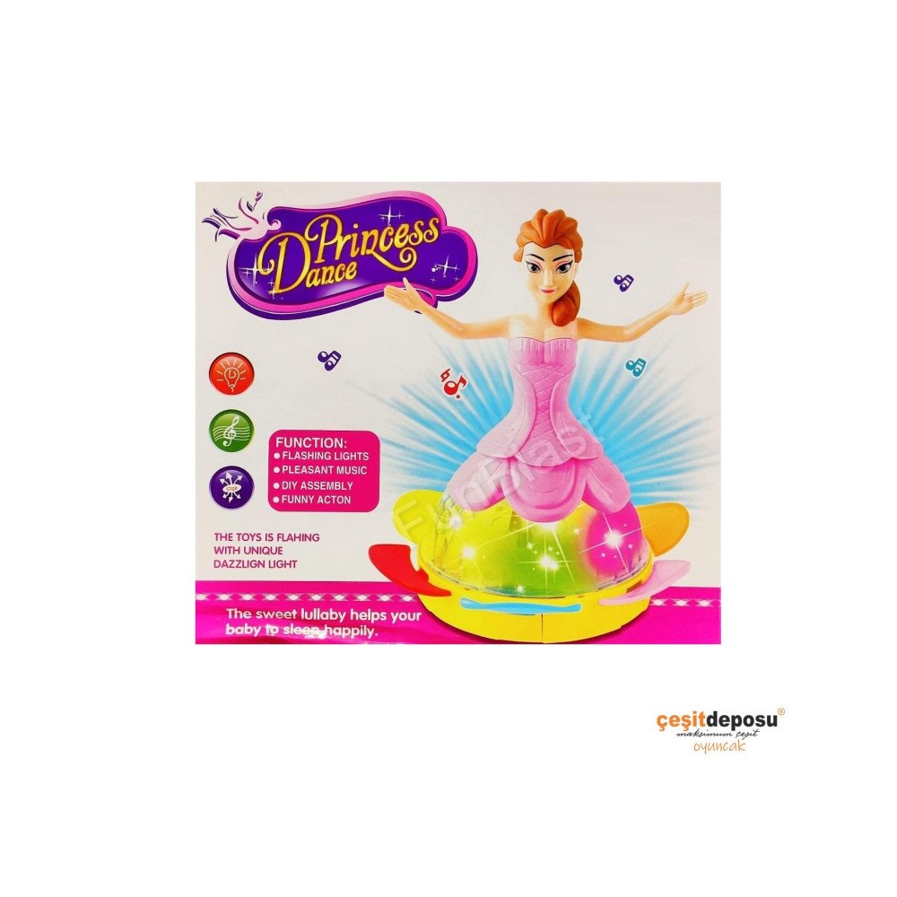 Pilli Sesli 87 Çarp Dön Princess Dance Girl 8899