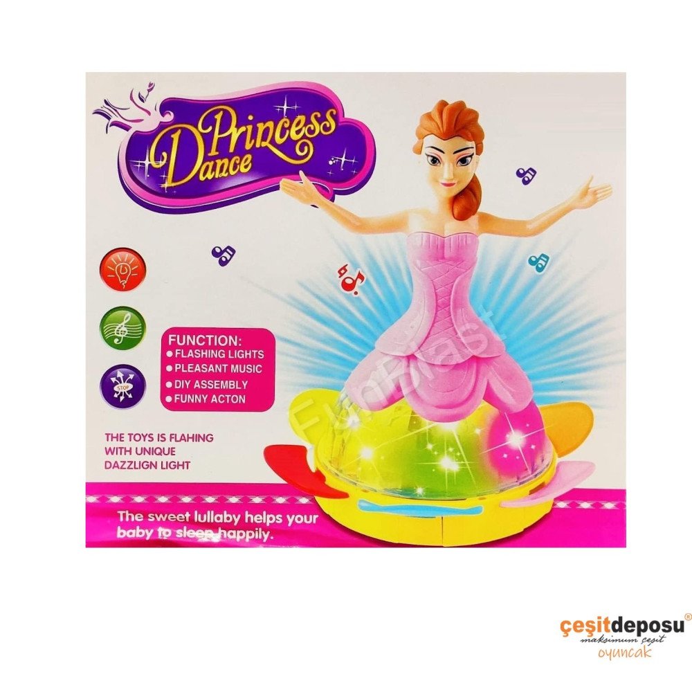 Pilli Sesli 87 Çarp Dön Princess Dance Girl 8899