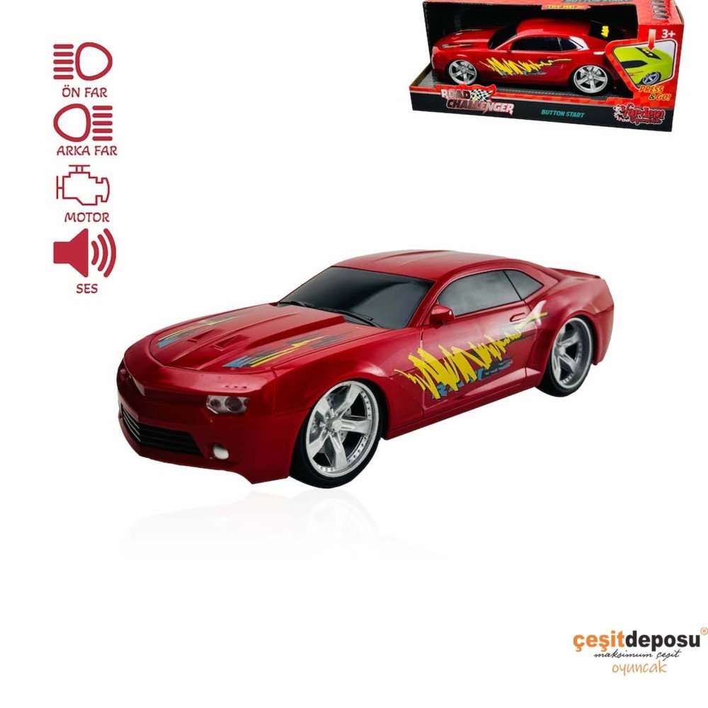 Vardem 5588 Sesli ve Işıklı Pilli Spor Araba