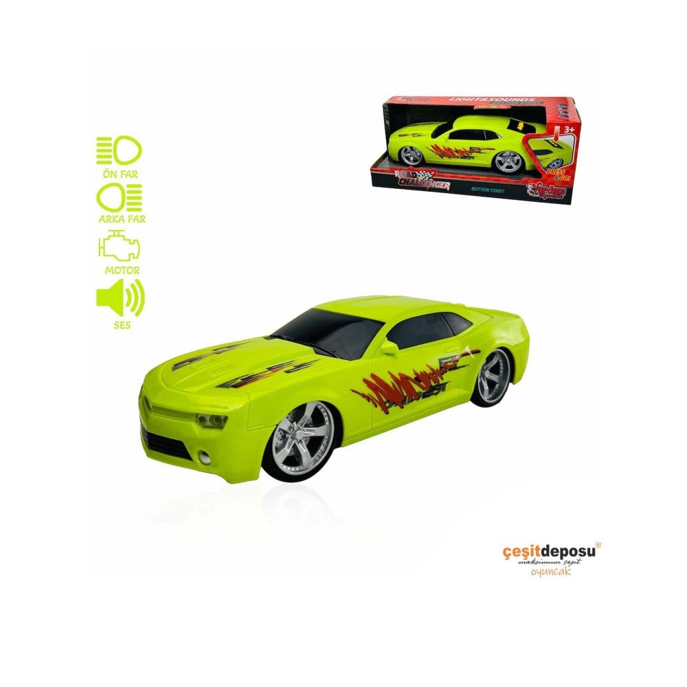 Vardem 5588 Sesli ve Işıklı Pilli Spor Araba