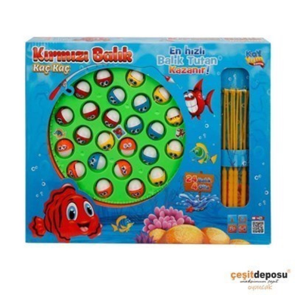 Kayyum 4010 Pilli Müzikli Kırmızı Balık Oyunu