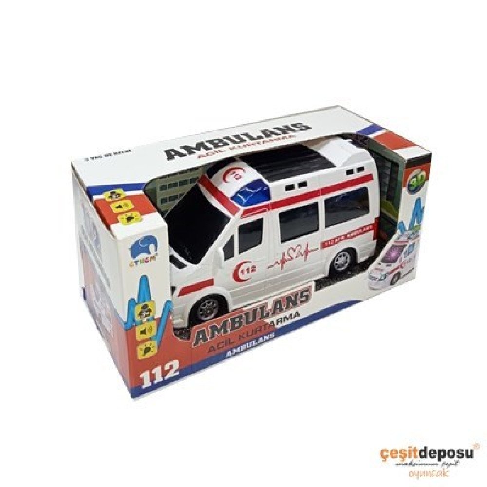 Pilli 89-2689B Sesli Işıklı Ambulans