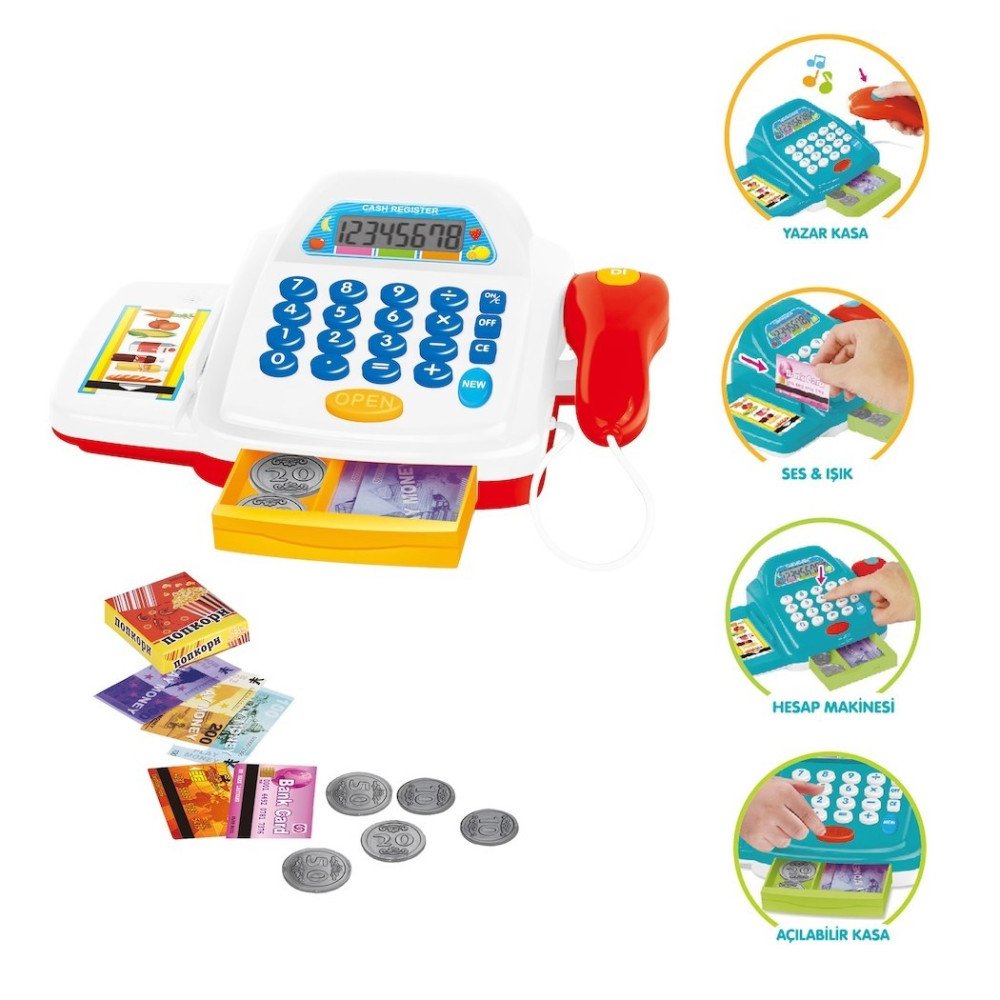 Vardem 66109 Kutulu Işıklı Sesli Yazar Kasa