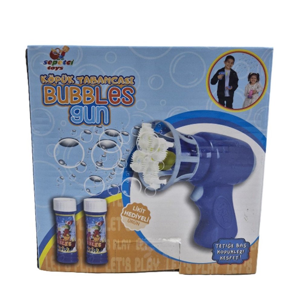 Pilli 949 Çok Delikli Köpük Atan Tabanca Mavi 