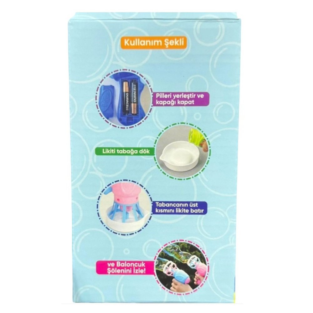 Pilli 949 Çok Delikli Köpük Atan Tabanca Mavi 