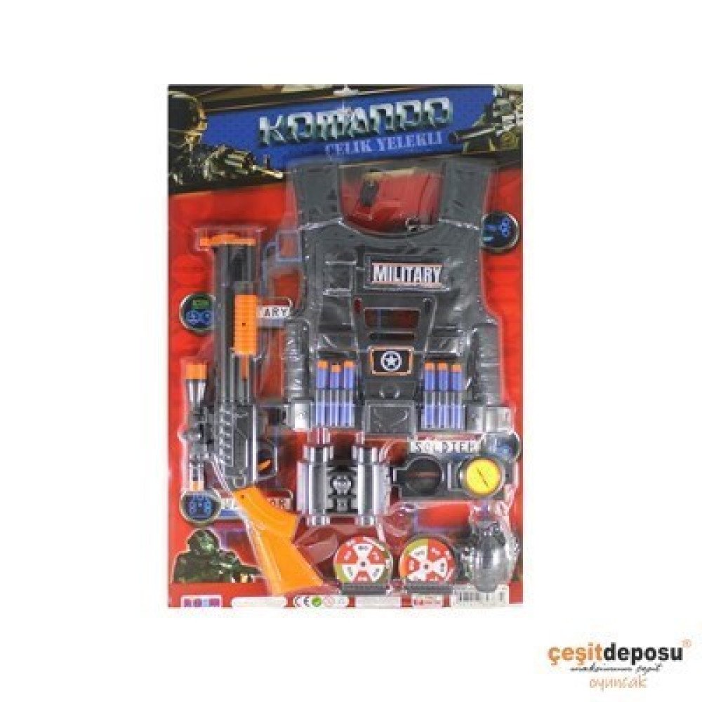 Kartela NZM387 Yelekli Komando Seti 15pcs