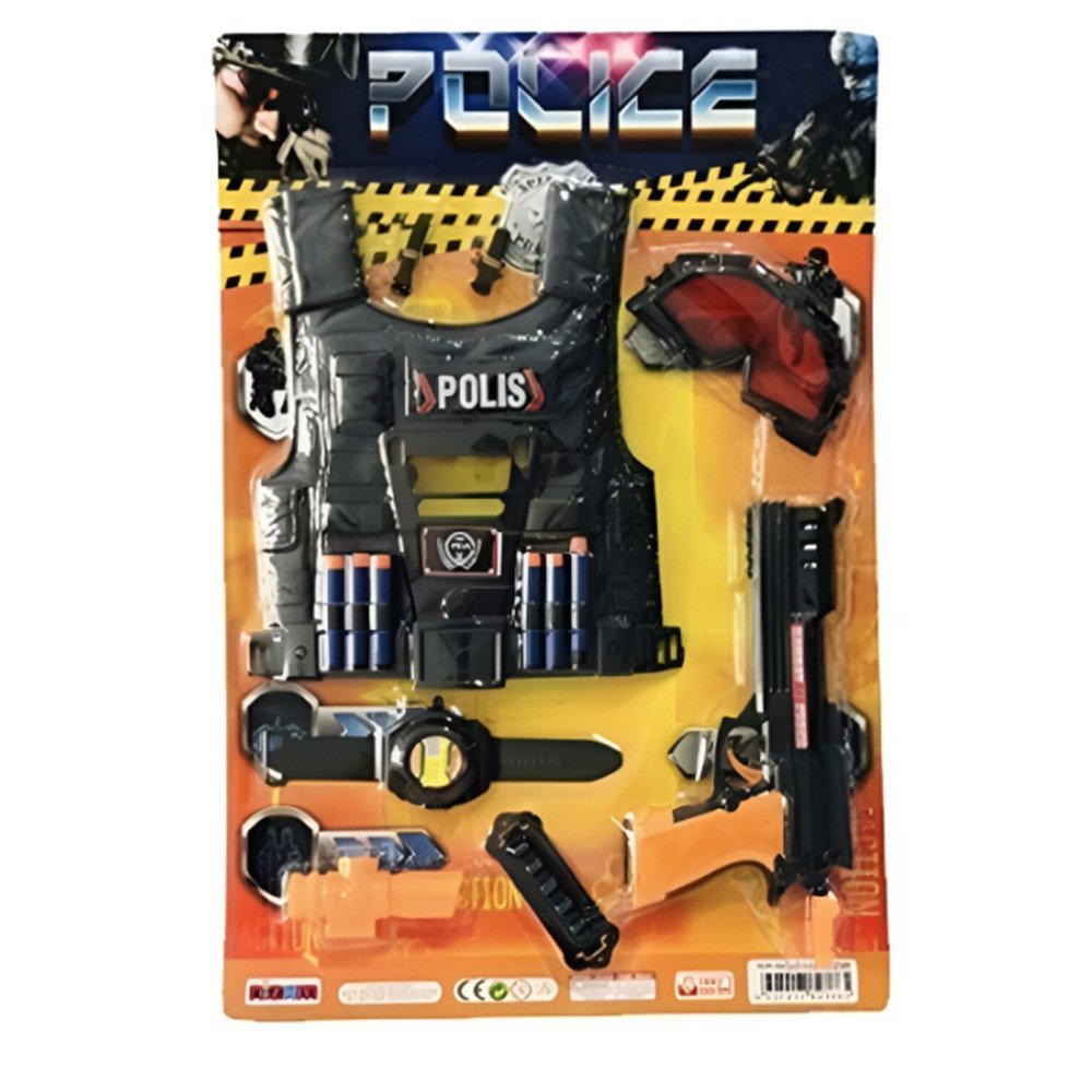 Kartela NZM386 Çelik Yelekli Polis Set