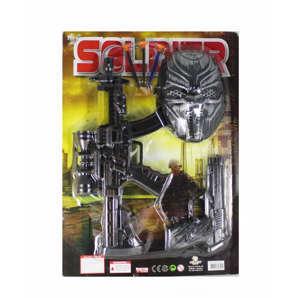 Ketsan KS749 Süper Maskeli Silah Set 6pcs