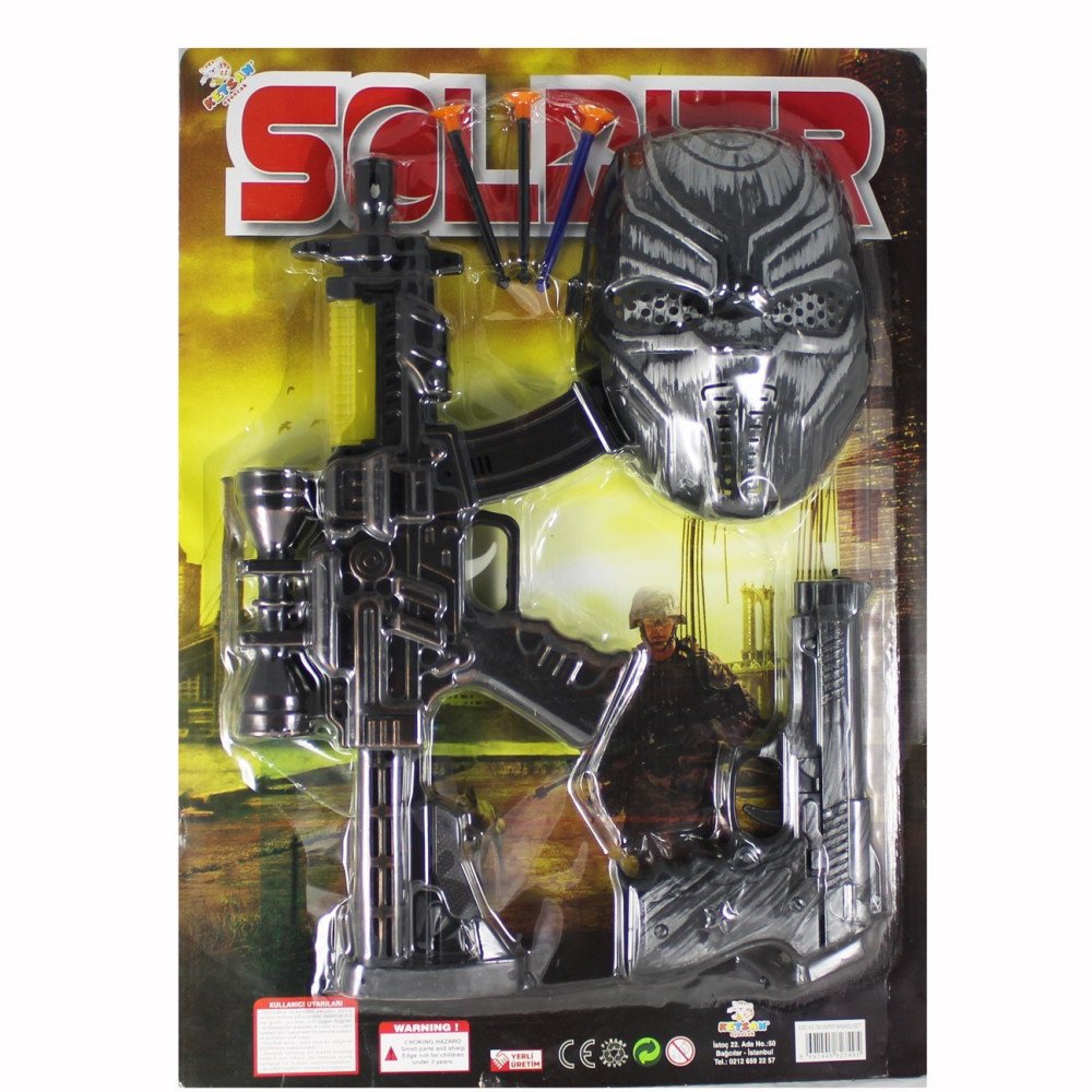 Ketsan KS749 Süper Maskeli Silah Set 6pcs