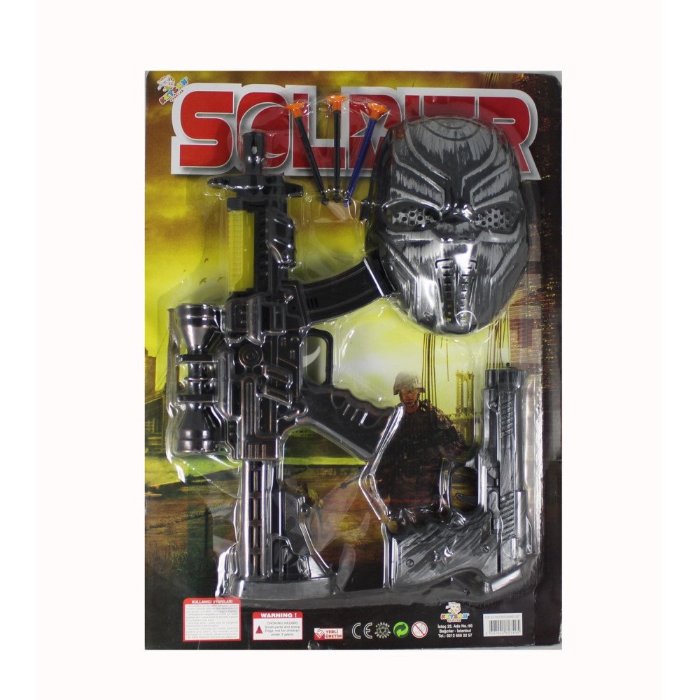 Ketsan KS749 Süper Maskeli Silah Set 6pcs