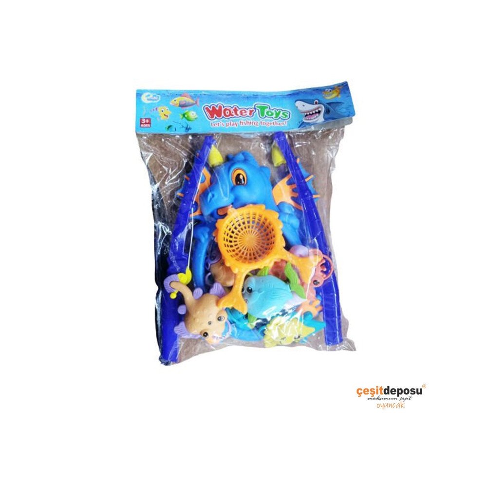 Poşette HL3005 Havuzlu Dinazor Olta Set