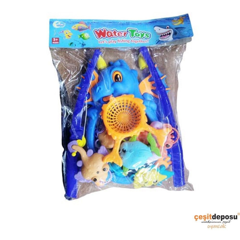 Poşette HL3005 Havuzlu Dinazor Olta Set