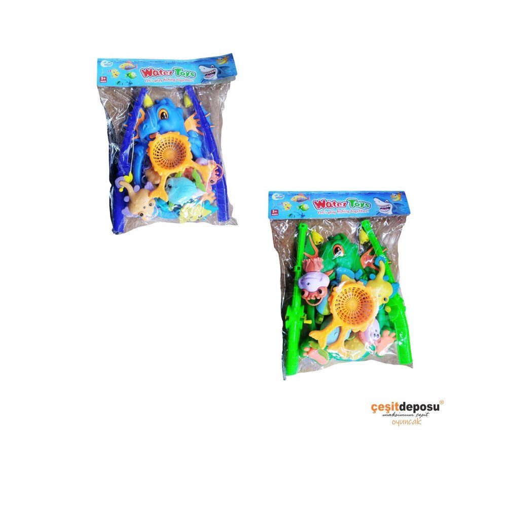 Poşette HL3005 Havuzlu Dinazor Olta Set