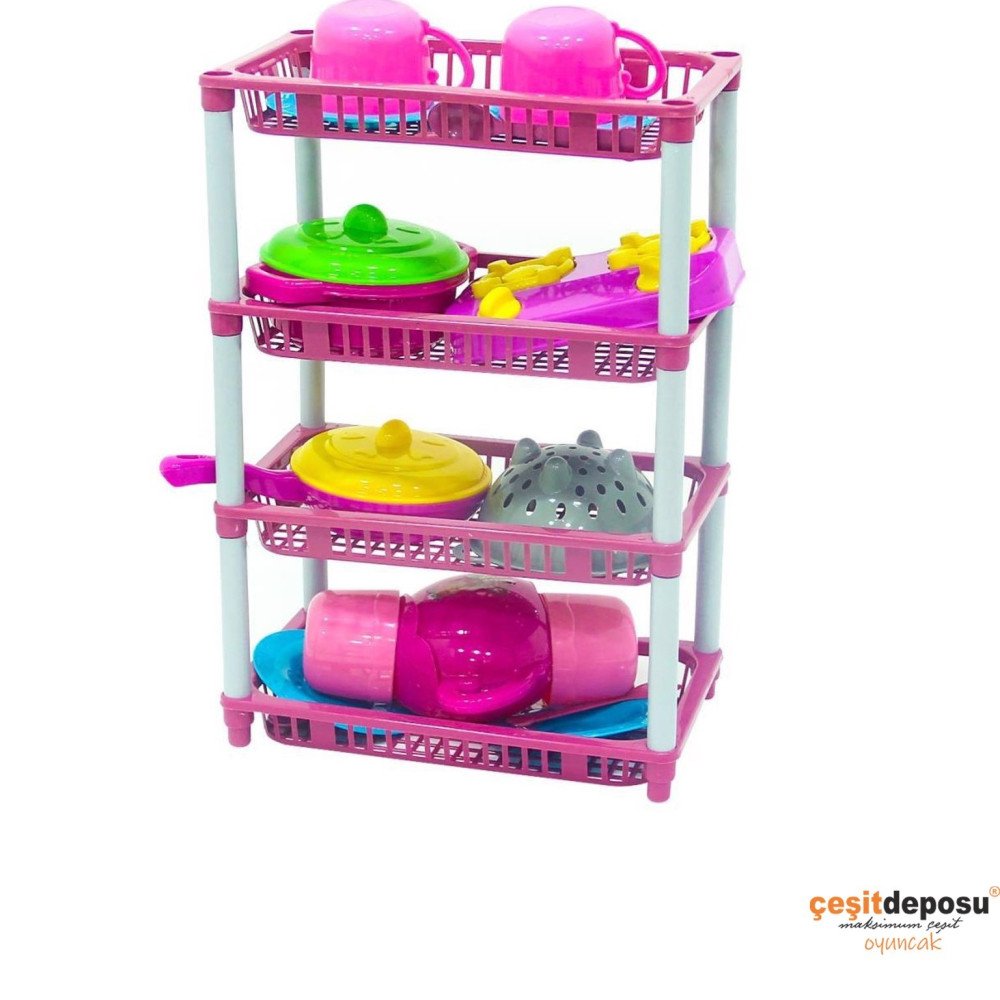 Best 6615 Dört Katlı Mutfak Sepeti