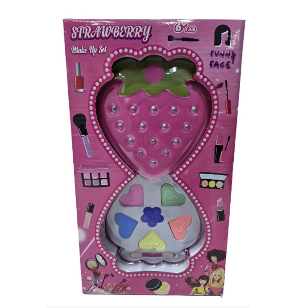 Limon Bşr145 Çilek Tekli Makyaj Seti Kutulu