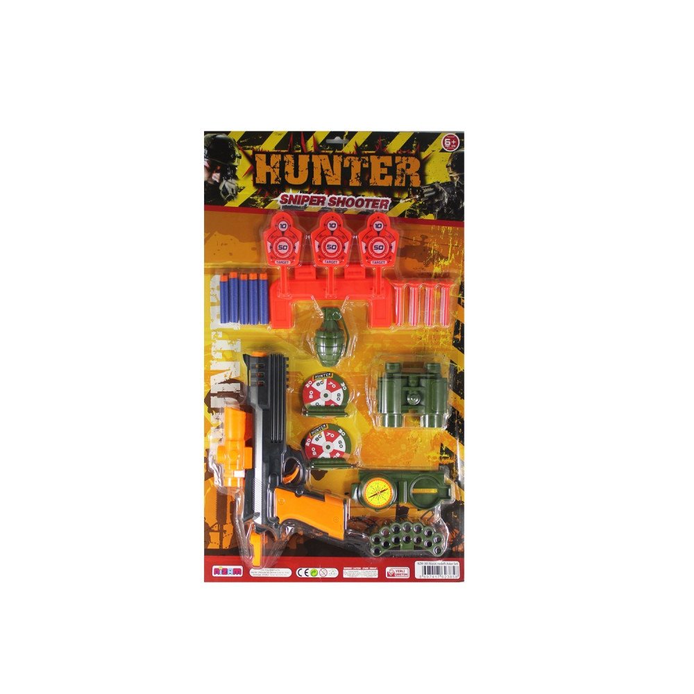 Kartela Hedefli Asker Tabanca Seti NZM385