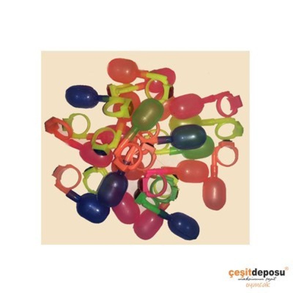 Poşetli Şaka Su Yüzüğü 100lü