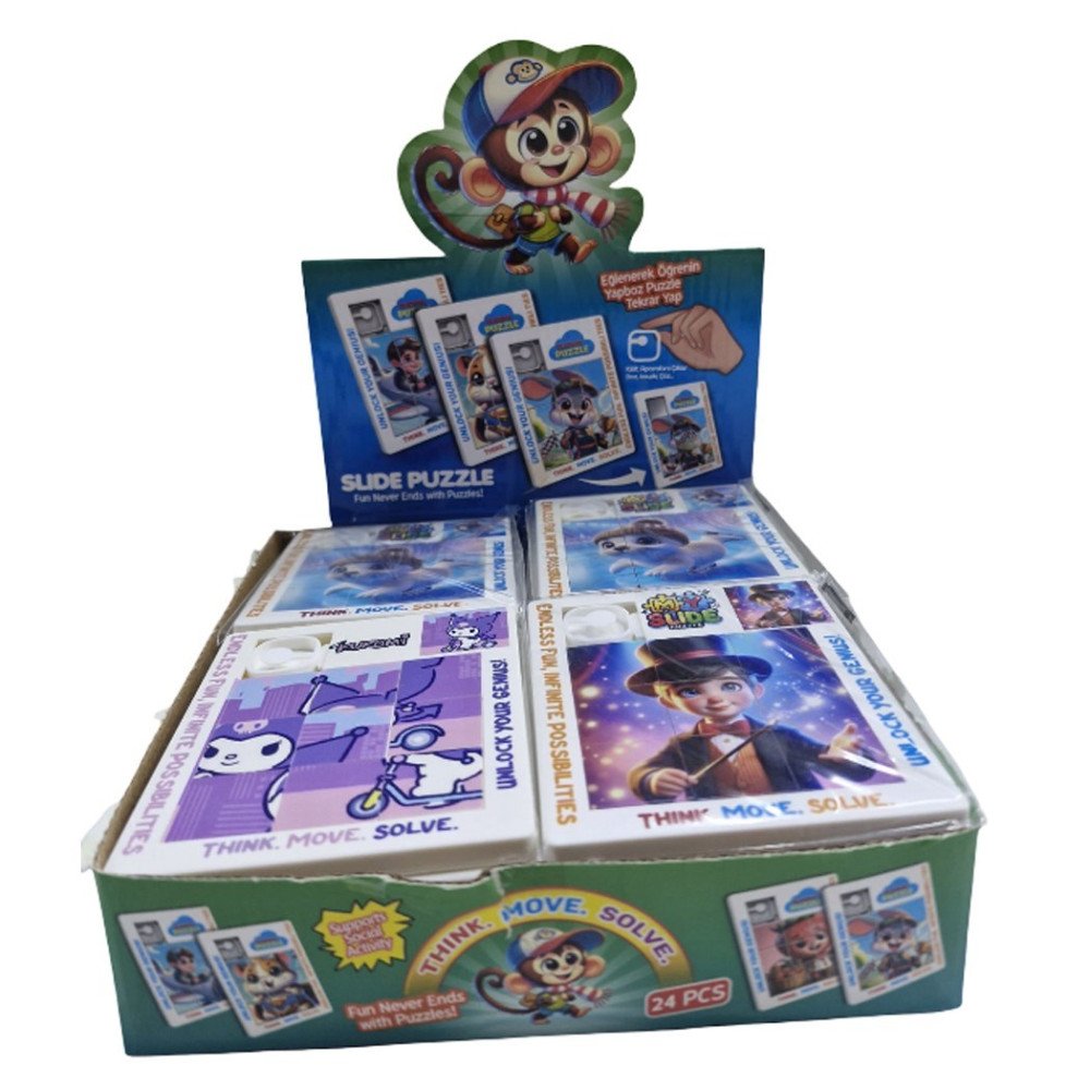 Kutulu 3051 Kaydırmalı Büyük Puzzle 24lü
