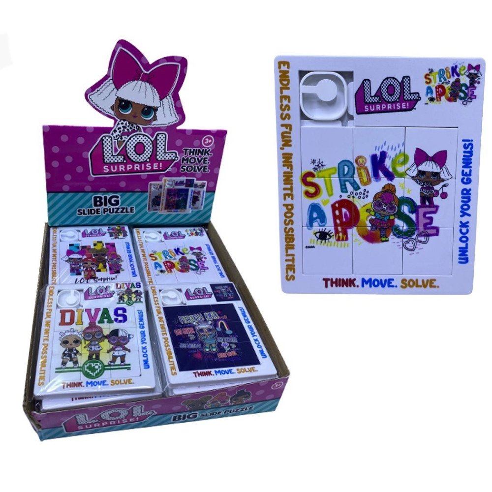 Kutulu L105 Kaydırmalı Lol Puzzle 24lü