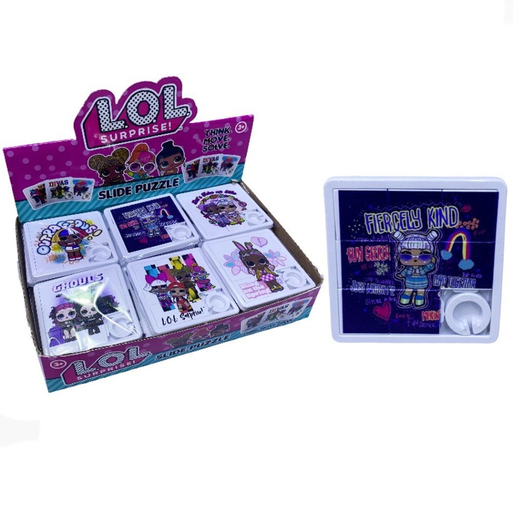 Kutulu L104 Kaydırmalı Lol Puzzle 36lı