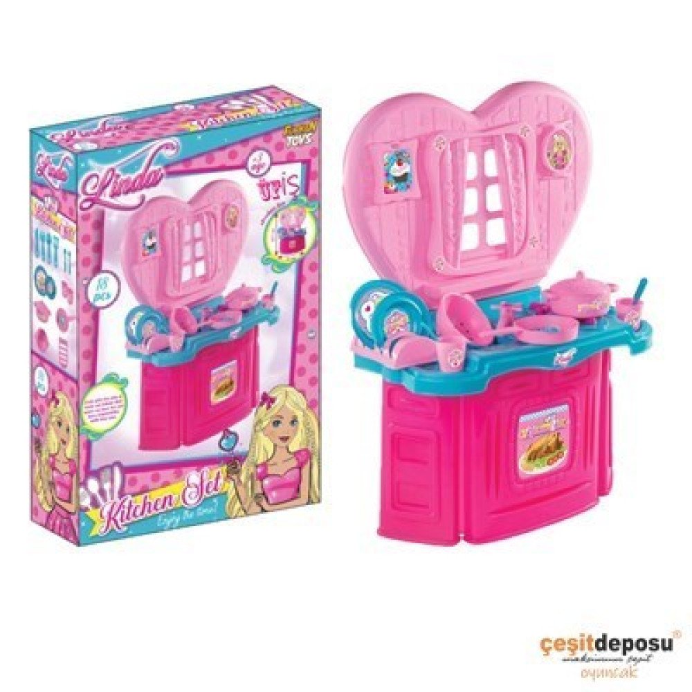 Kutulu 58529 Linda Kalpli Mutfak Seti