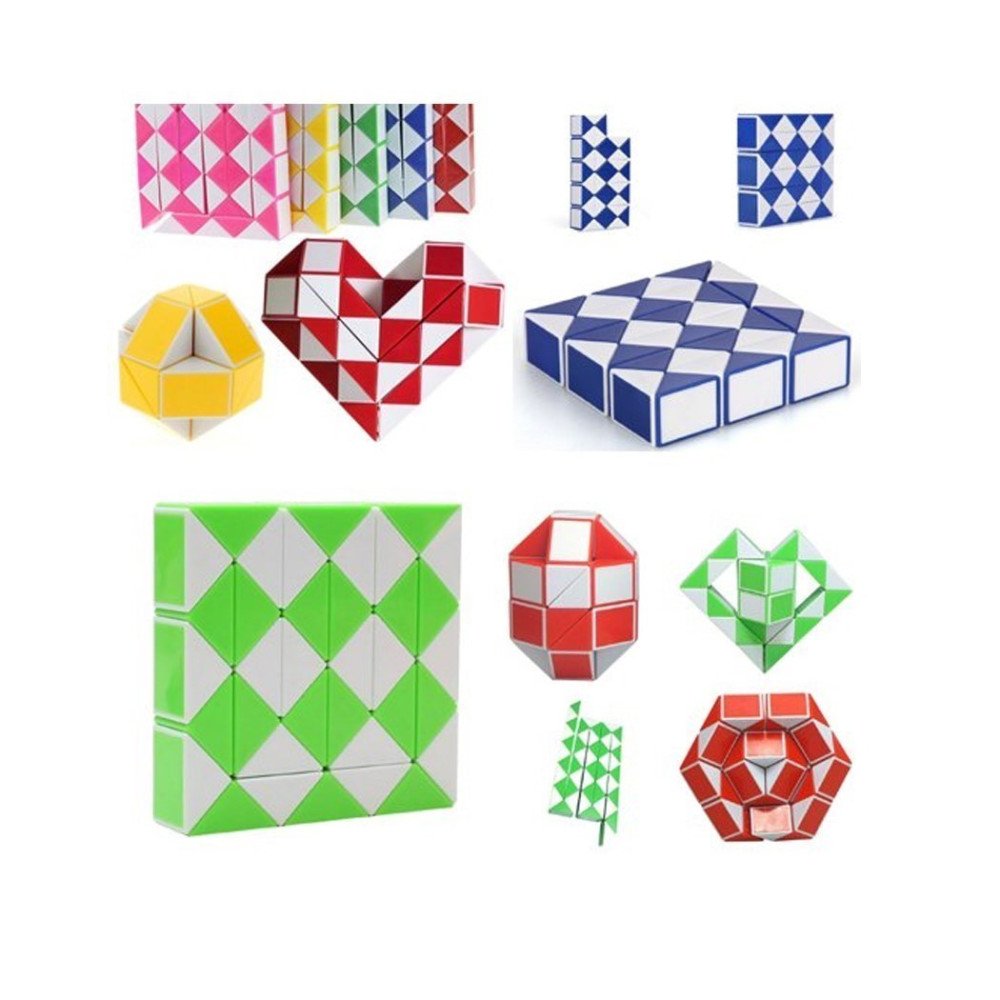 Zeka Yılan Rubik Küp Sihirli 12li Kartela