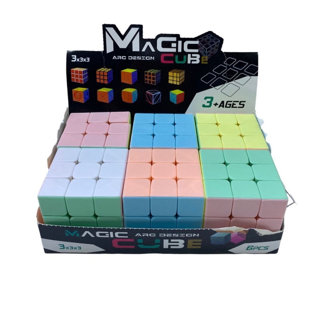 Kutuda 218-H86 Zeka Rubik Sabır Küpü 6lı Pastel