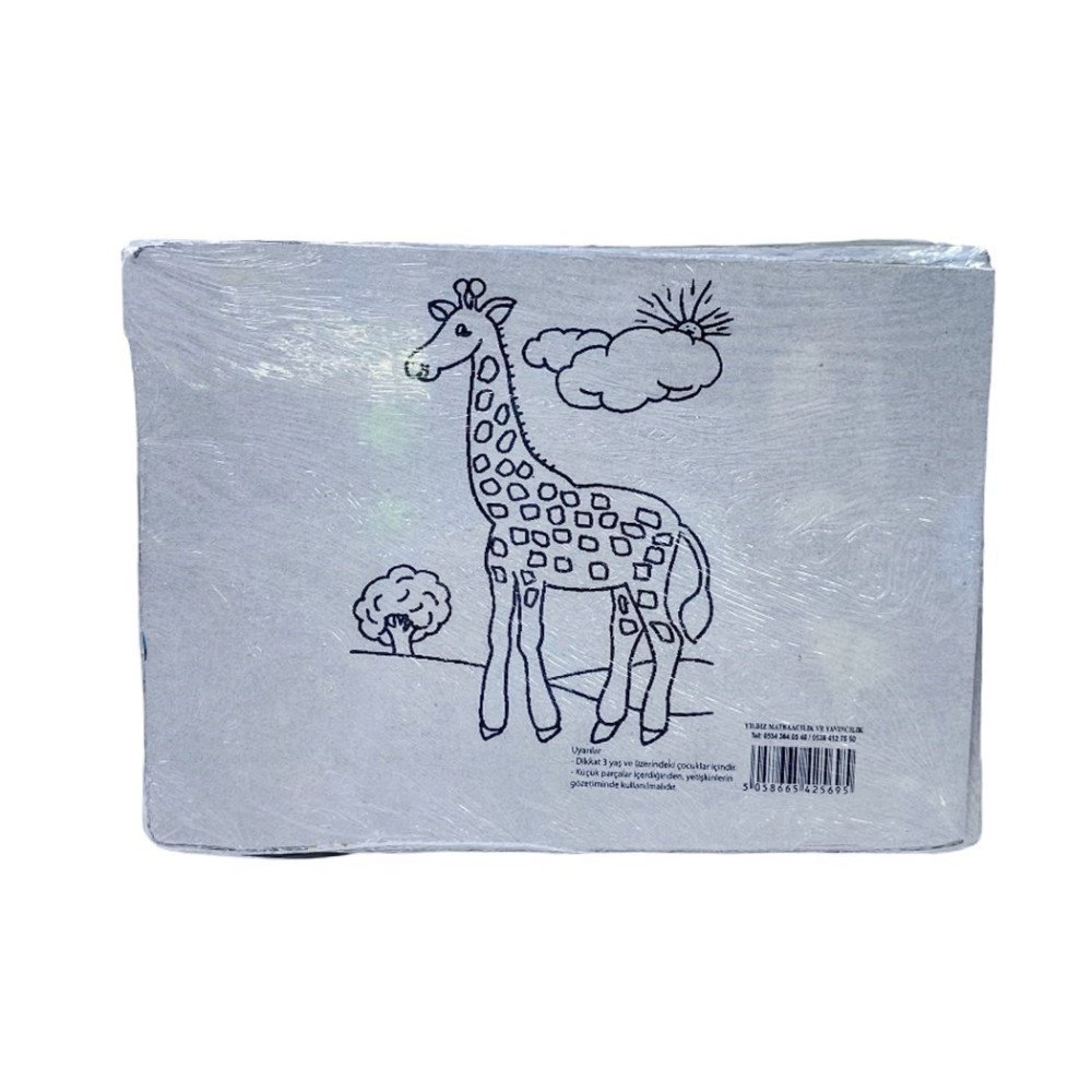 Karton Yap Boz 27x19cm Karma Baskılı 24lü