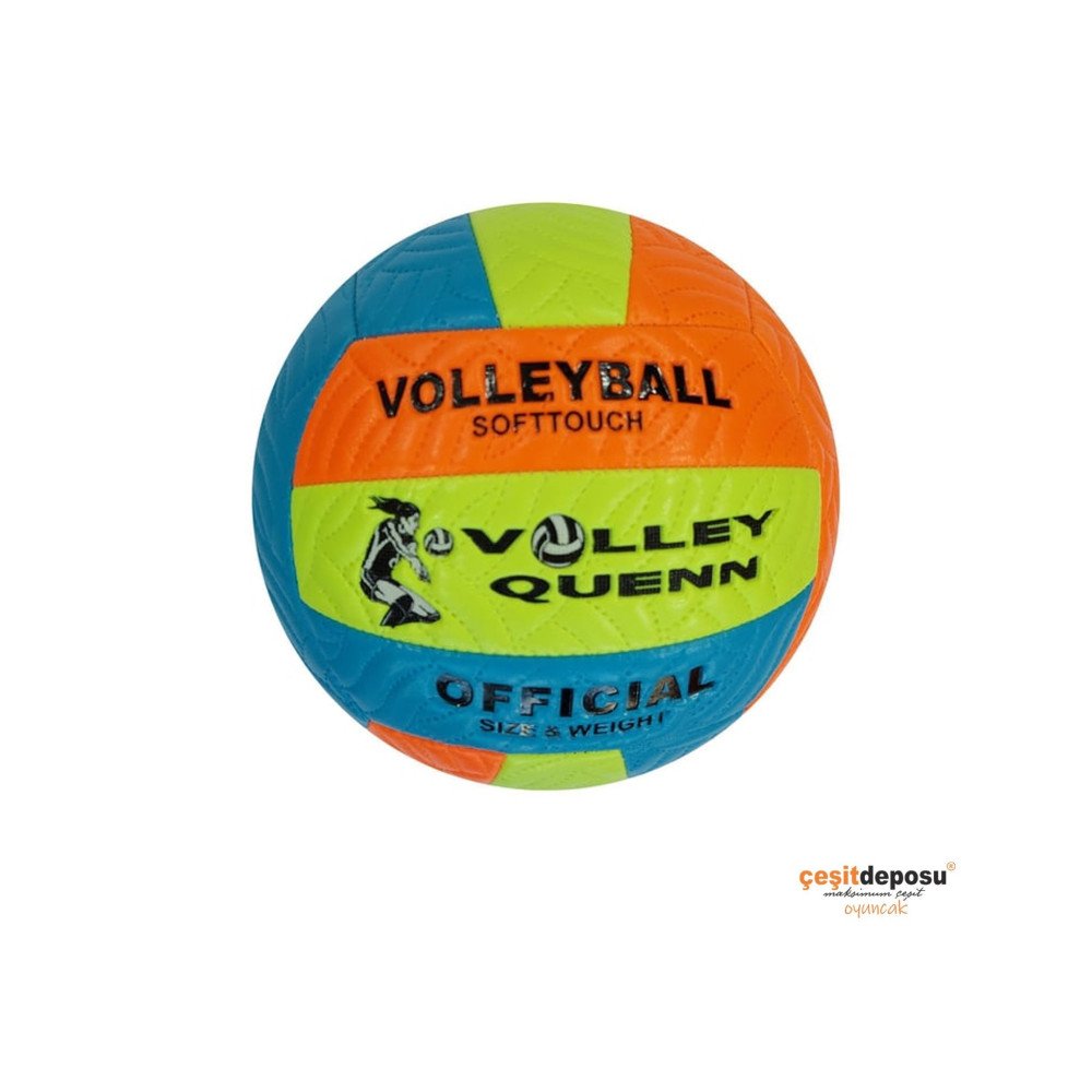 Voleybol Topu BSF012 Dikişli Kaliteli Renkli Soft 
