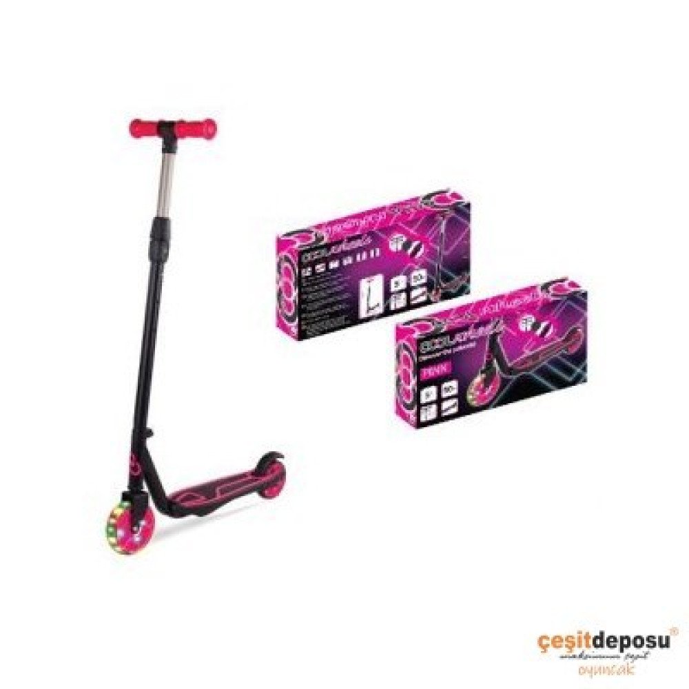 Scooter 58949 Işıklı 5+ Pembe