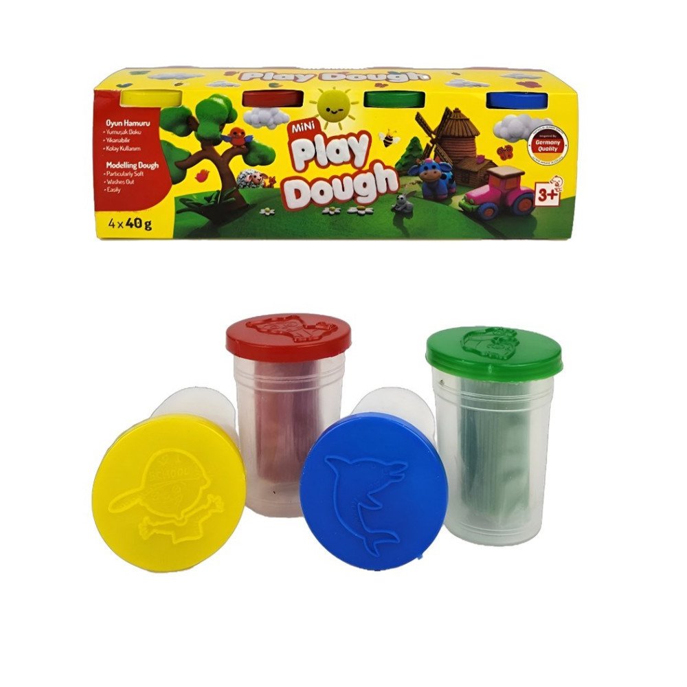 Play Dough 002 Oyun Hamuru 4*40gr 4lü
