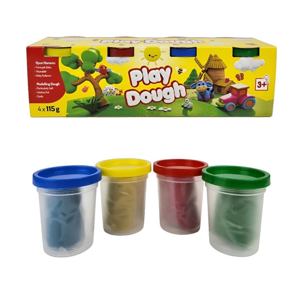 Play Dough 004 Oyun Hamuru 4*115gr 4lü