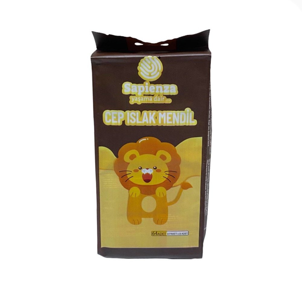 Kamp Sapienza 0015 Mini Cep Islak Mendil 8li