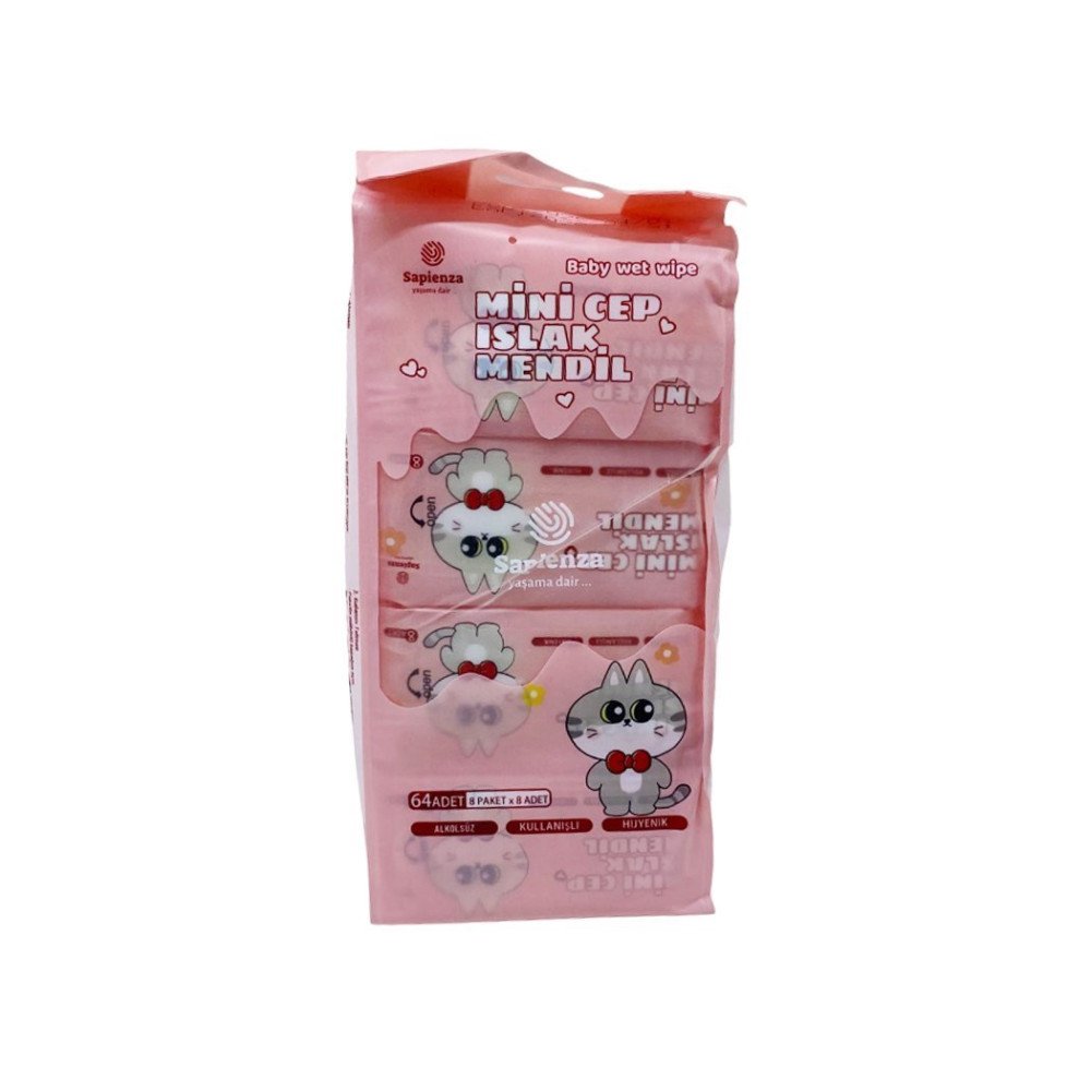 Kamp Sapienza 0015 Mini Cep Islak Mendil 8li