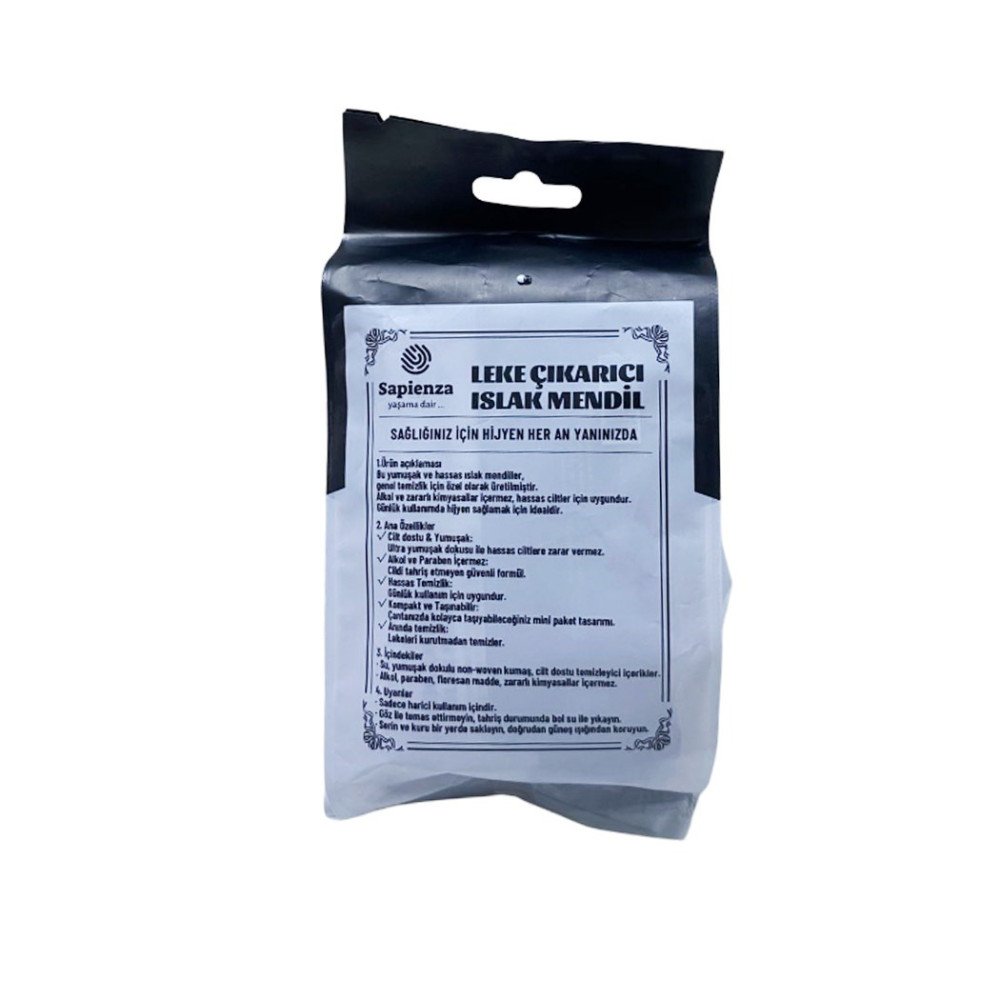 Kamp Sapienza 0084 Leke Çıkarıcı Islak Mendil 20li