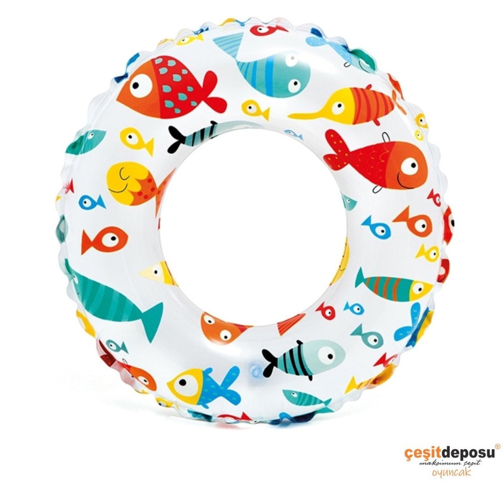 İntex 59230NP Desenli Simit 51cm