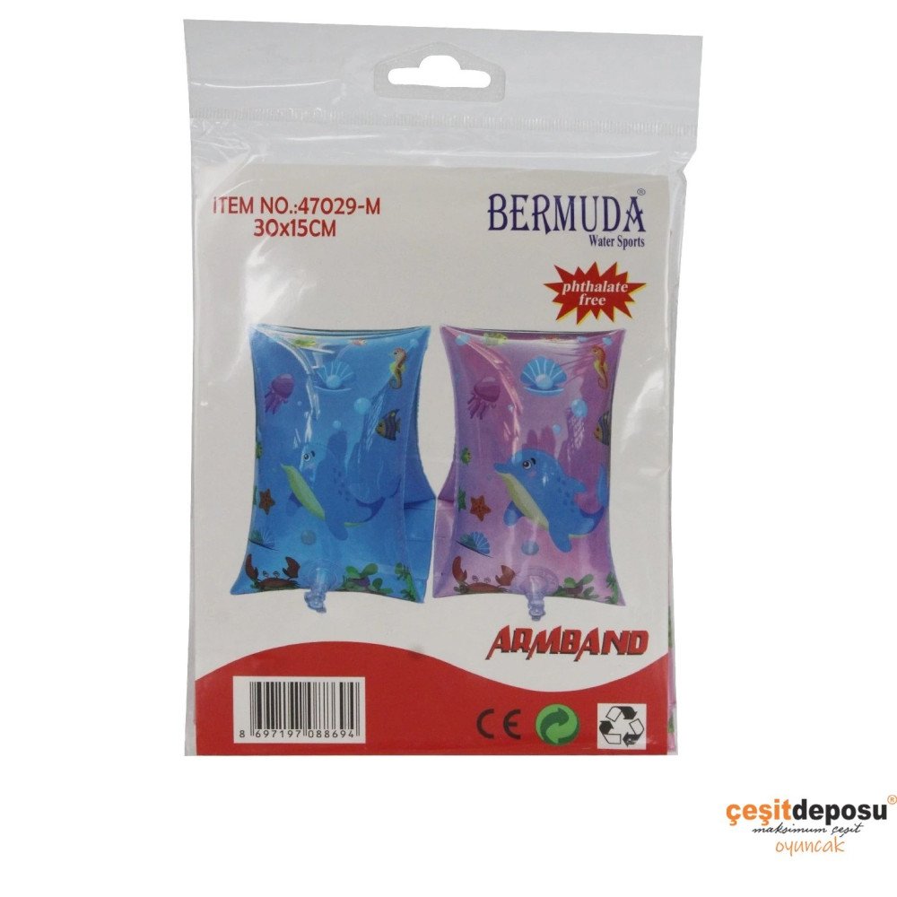 Bermuda 47029M Kolluk Desenli 30*15cm