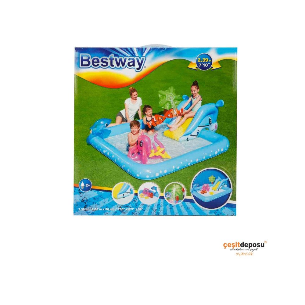 Bestway 53052 Havuz Kaydırak 2,39*2,06m