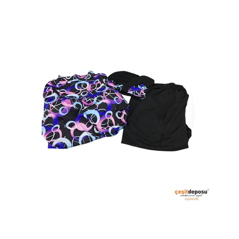 Bayan Haşema Uzun Kol Baskılı 54-60