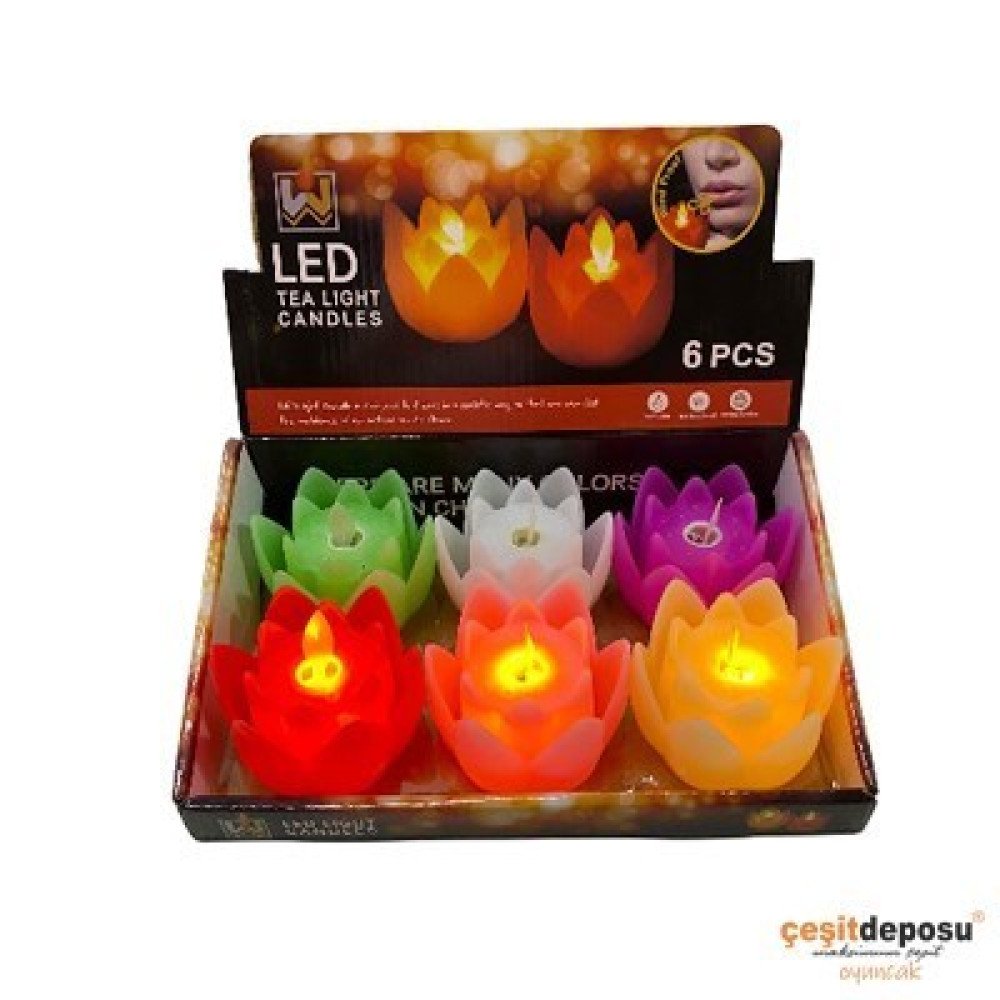 Princo PR7634-5 Pilli Dekor Çiçek Led 6lı