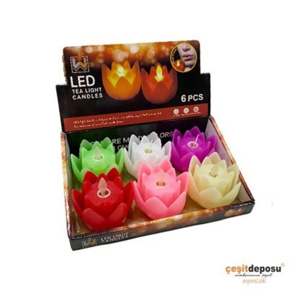 Princo PR7634-5 Pilli Dekor Çiçek Led 6lı