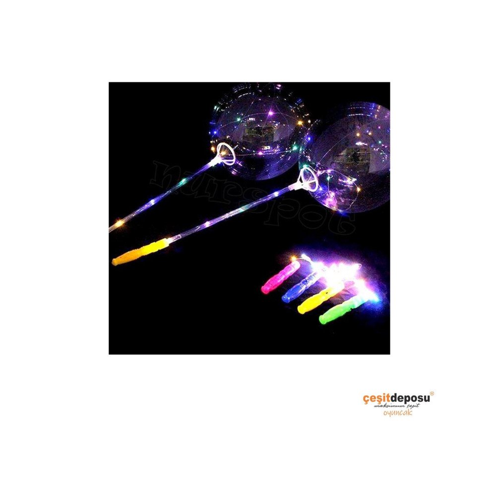 Işıklı Balon Pil Dahil Komple Set İthal