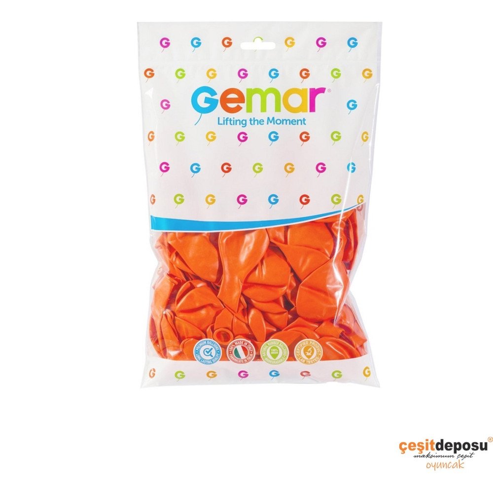 Balon Gemar Turuncu 10inch 100lü