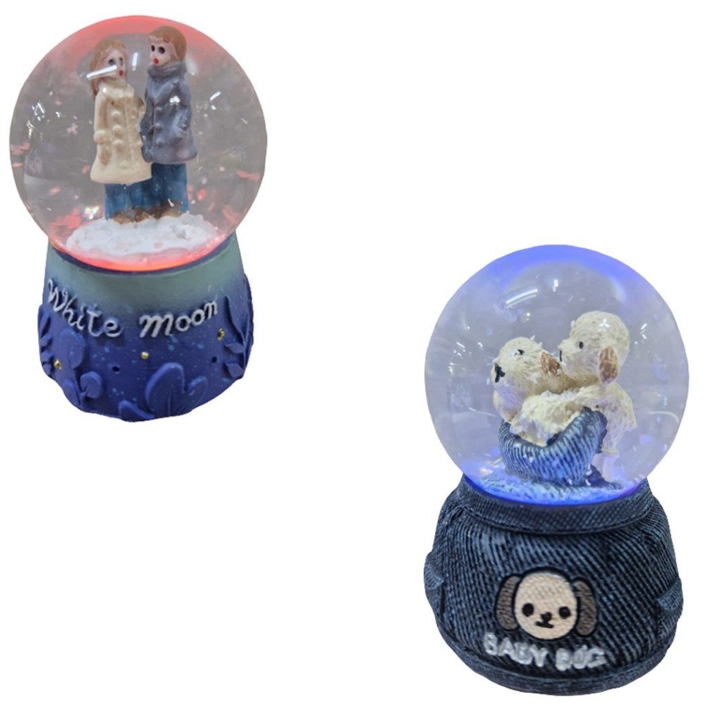 Kar Küresi 201F Serisi Mini Boy Pilli Işıklı