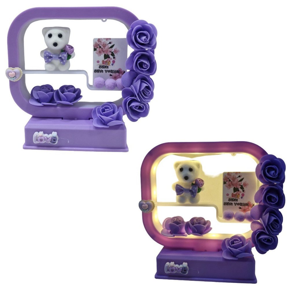 Kutulu 9G Işıklı Sesli Kare Figürlü Hediyelik