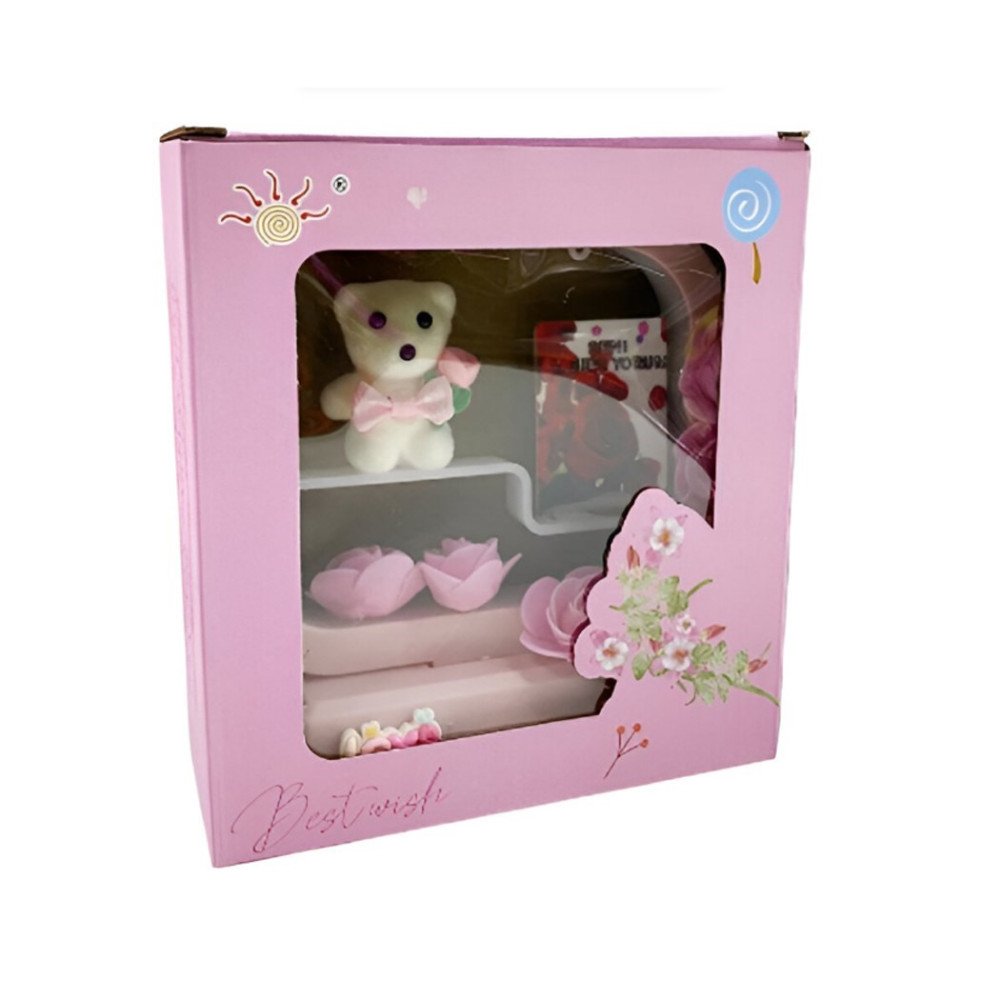 Kutulu 9G Işıklı Sesli Kare Figürlü Hediyelik