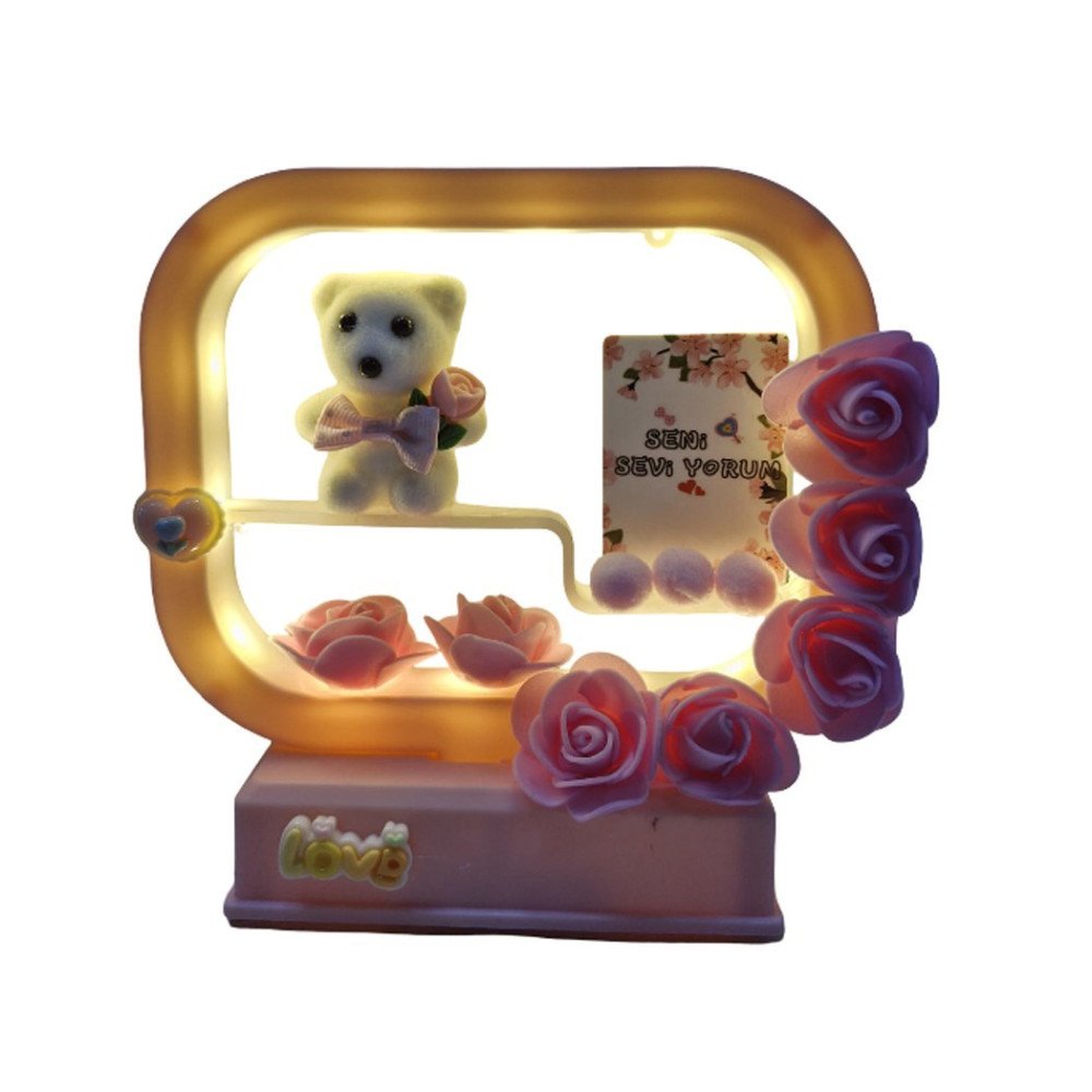 Kutulu 9G Işıklı Sesli Kare Figürlü Hediyelik